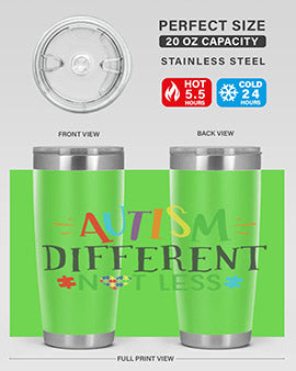 autism different not less Style 5#- autism- Tumbler