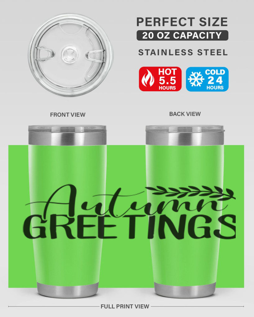 autumn greetings 13#- fall- Tumbler