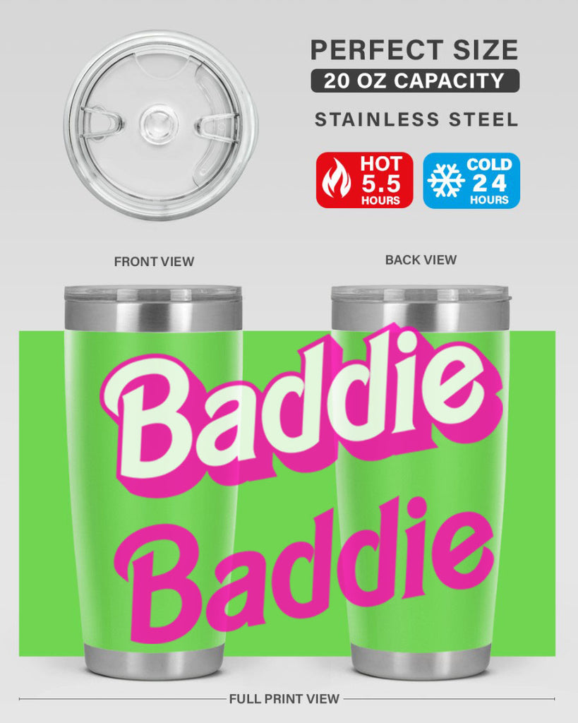 baddie 271#- black words phrases- Cotton Tank
