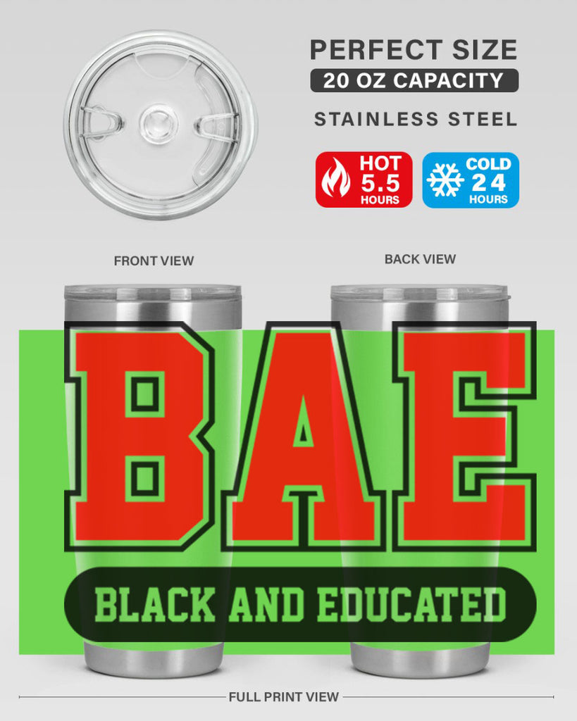 bae black and educated 266#- black words phrases- Cotton Tank