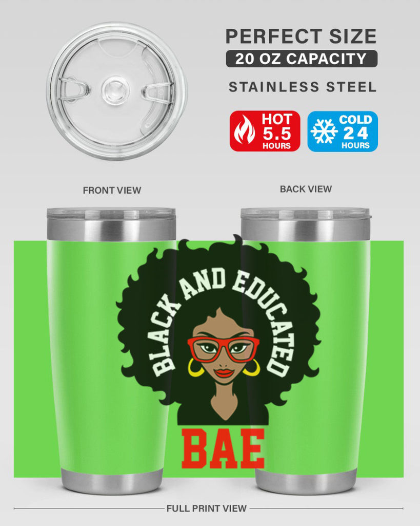 bae black and educated 267#- black words phrases- Cotton Tank