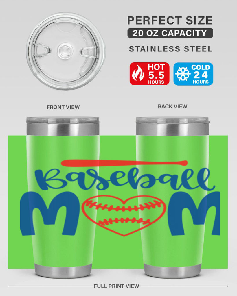 baseball mom 2077#- baseball- Tumbler