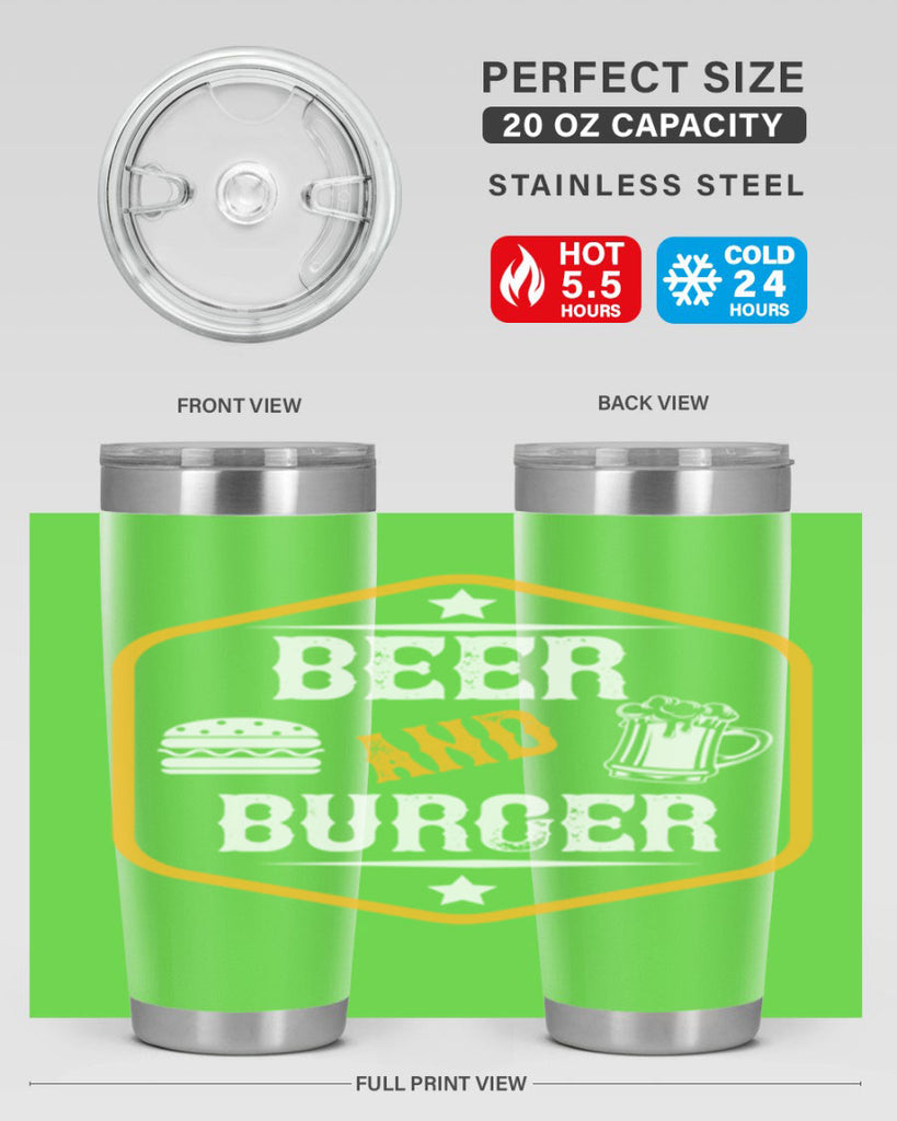 beer and burger 111#- beer- Tumbler
