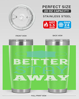 better stay away Style 37#- corona virus- Tumbler