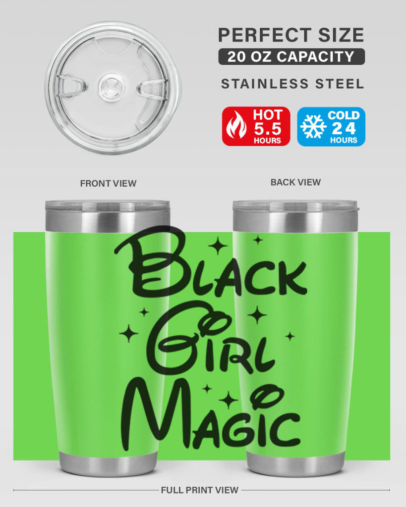 black girl magic 207#- black words phrases- Cotton Tank