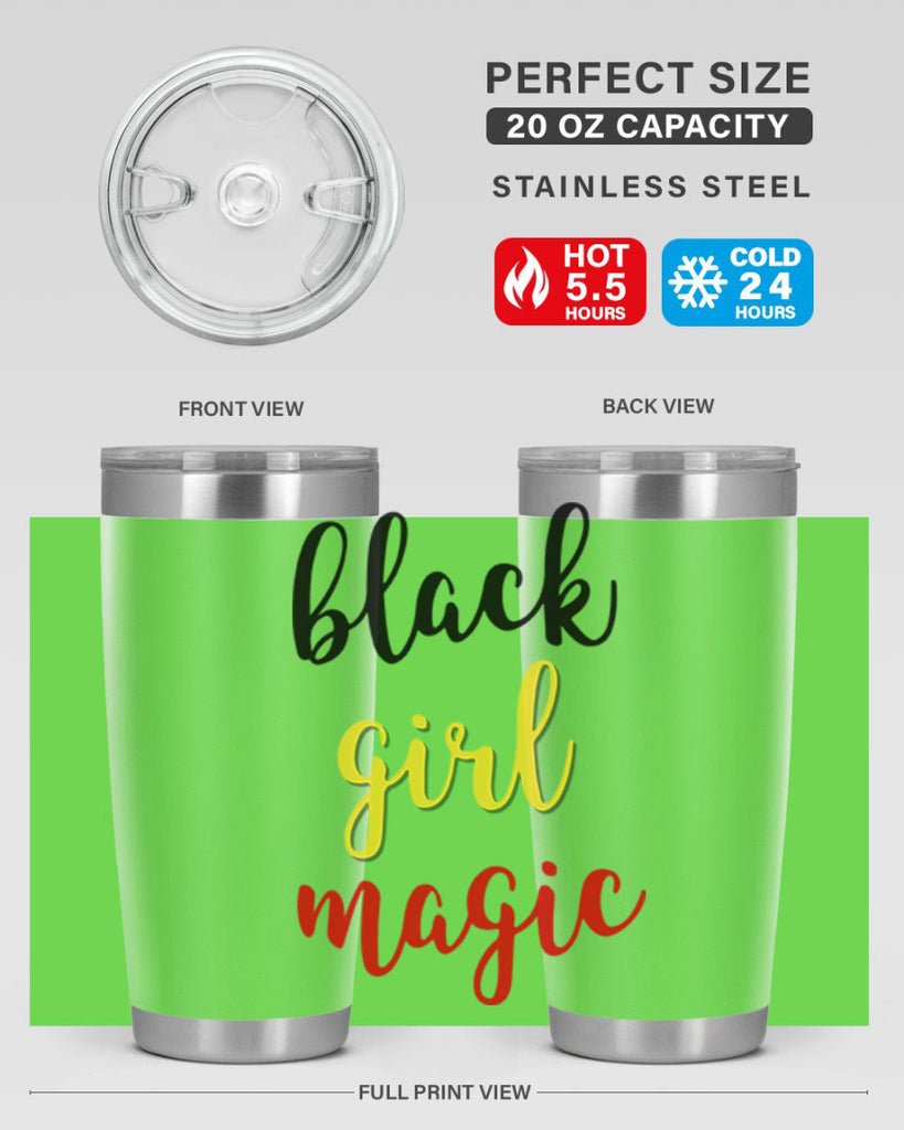 black girl magic color 246#- black words phrases- Cotton Tank