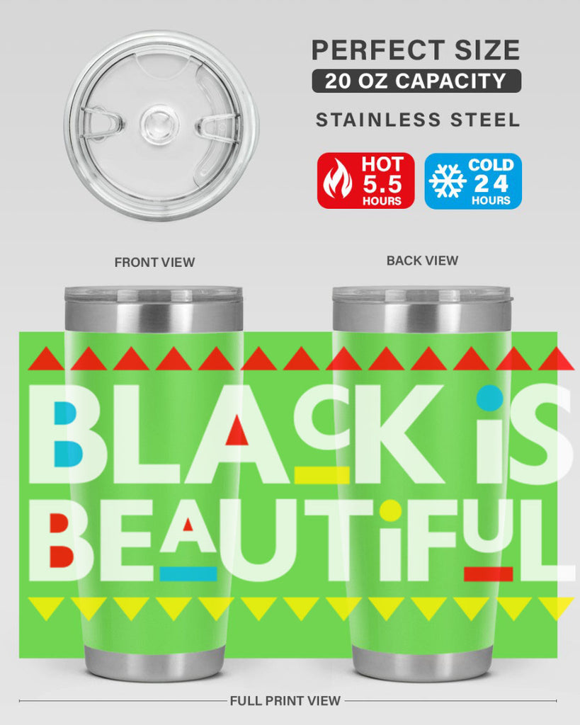 black is beautiful 235#- black words phrases- Cotton Tank