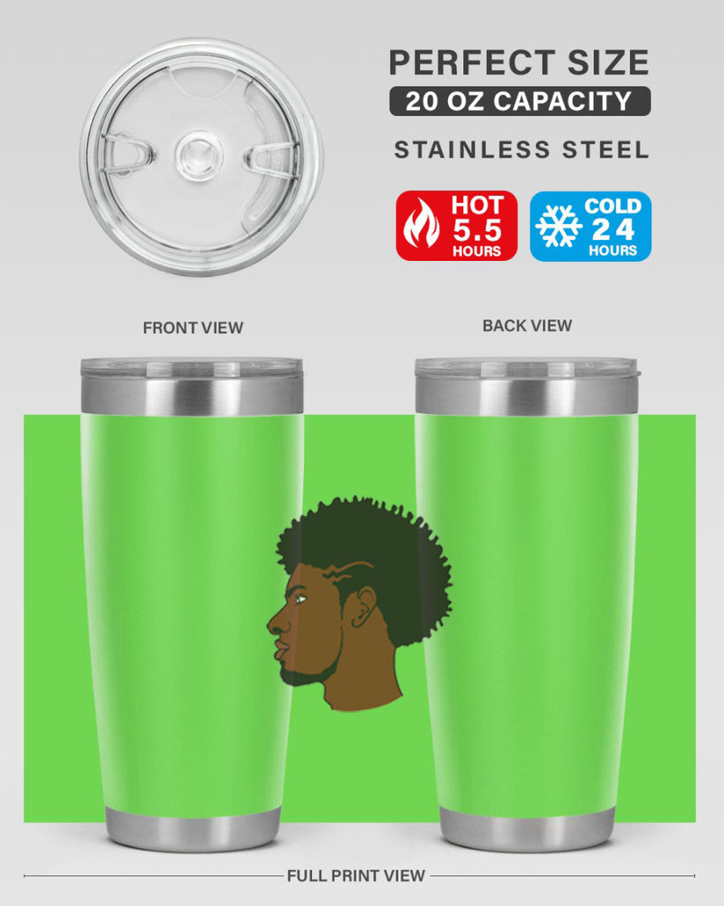 black man 39#- black men - boys- tumbler
