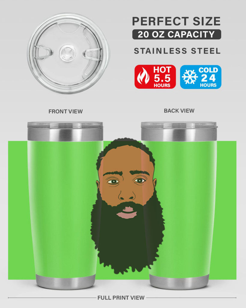 black man style 2#- black men - boys- tumbler