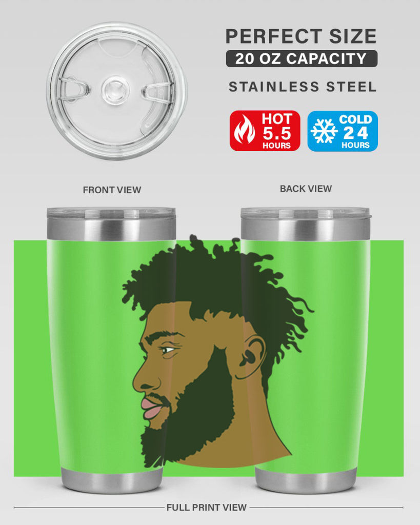 black man style 3#- black men - boys- tumbler