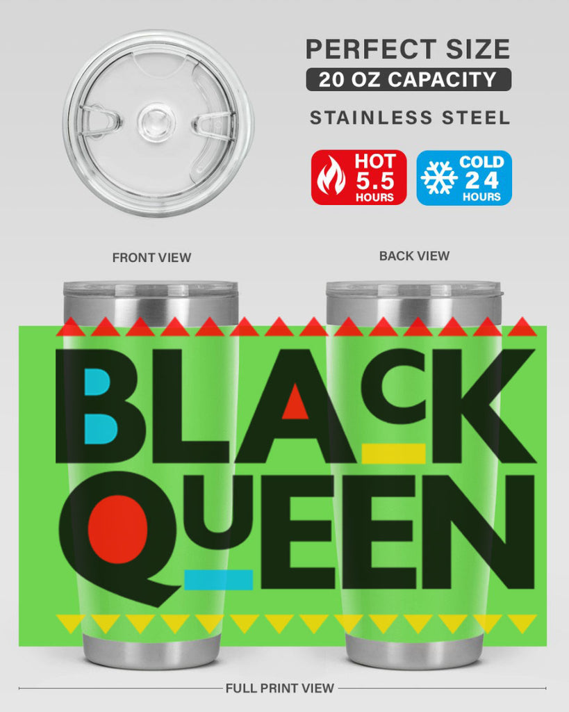 black queen 222#- black words phrases- Cotton Tank