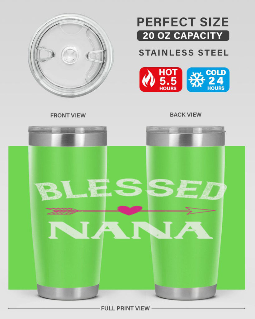 blessed nana 34#- grandma - nana- Tumbler