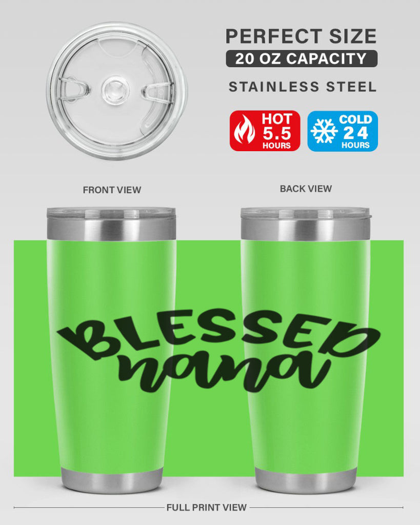 blessed nana 59#- grandma - nana- Tumbler