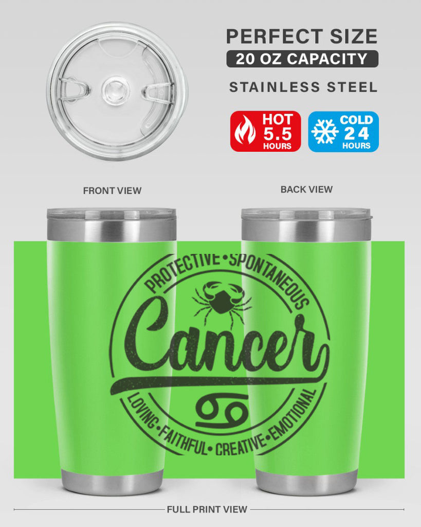 cancer 153#- zodiac- Tumbler