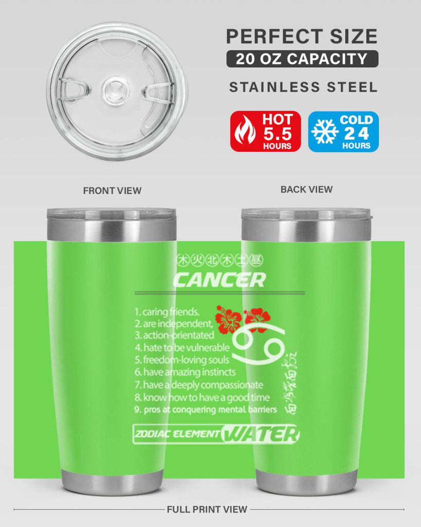 cancer 175#- zodiac- Tumbler