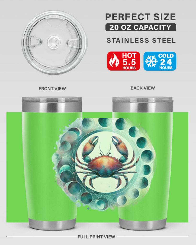cancer 179#- zodiac- Tumbler