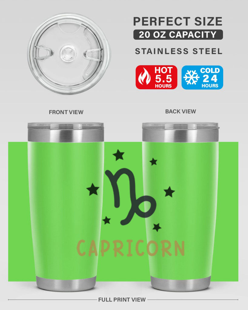 capricorn 206#- zodiac- Tumbler