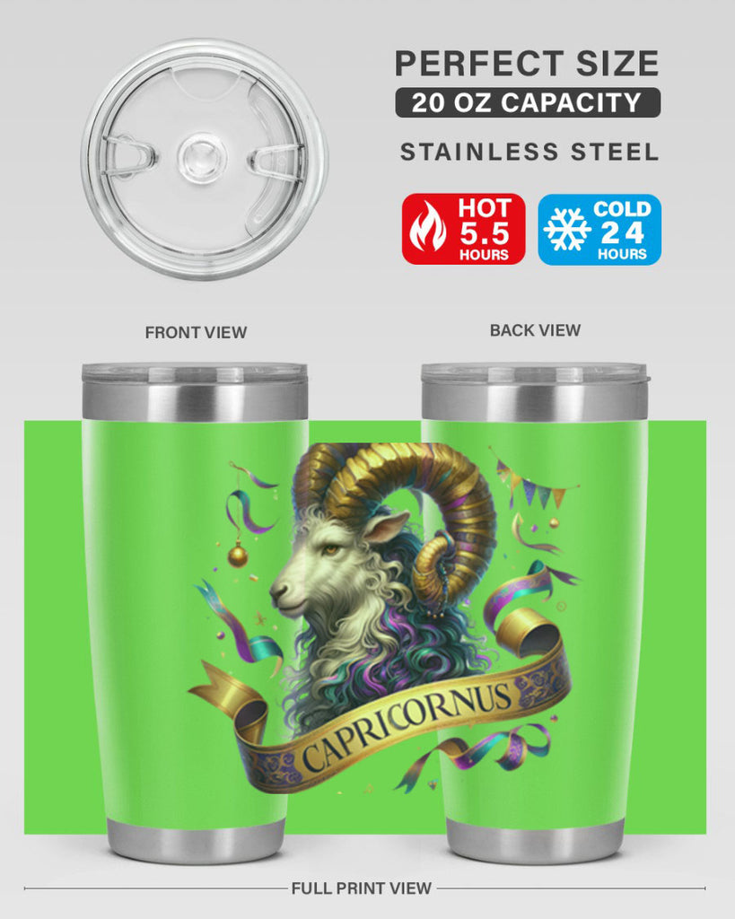 capricorn 209#- zodiac- Tumbler