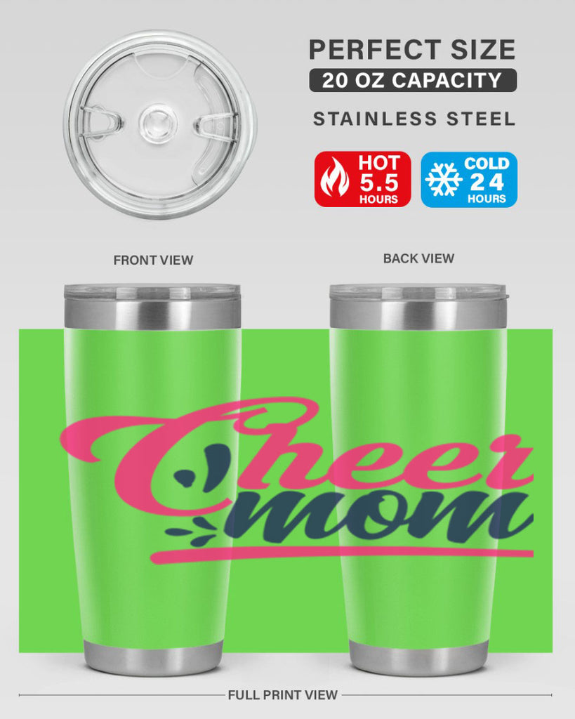 cheer mom 1745#- cheer- Tumbler