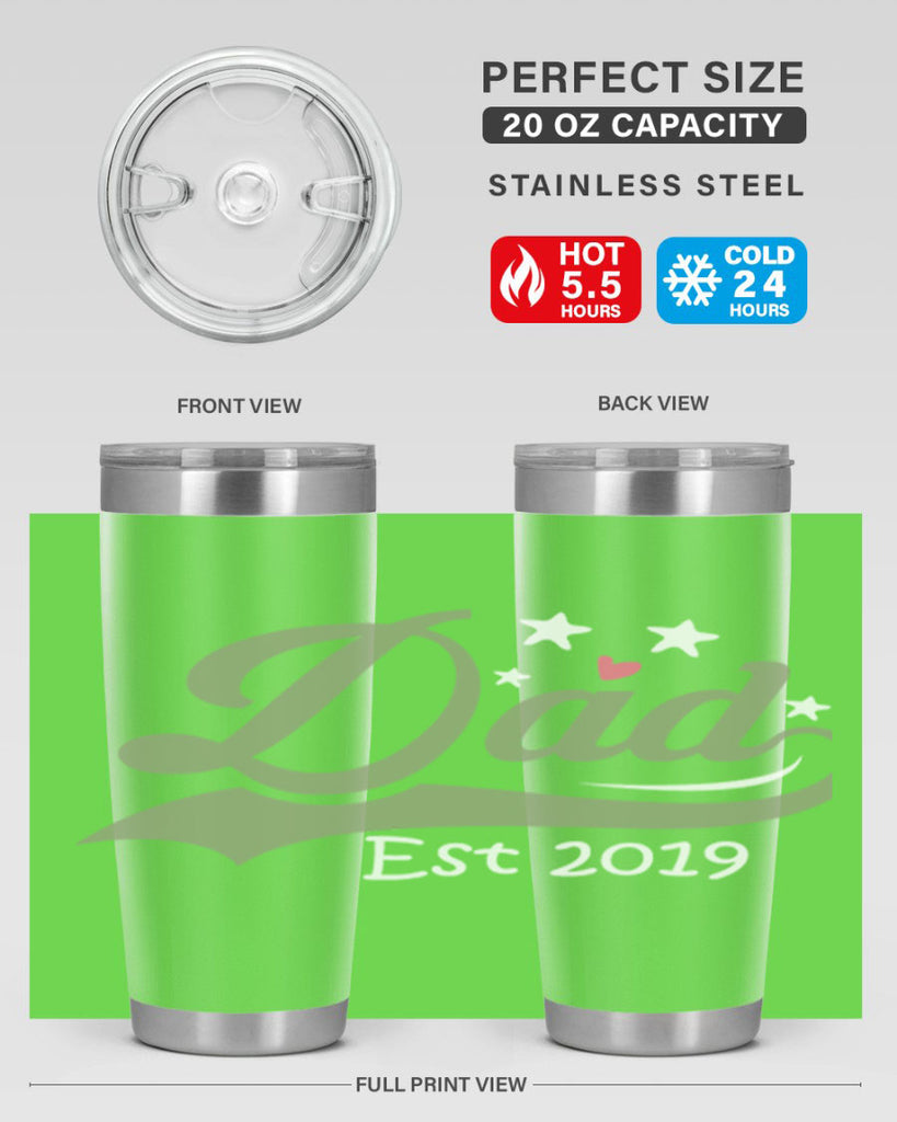 dad est 101#- fathers day- Tumbler
