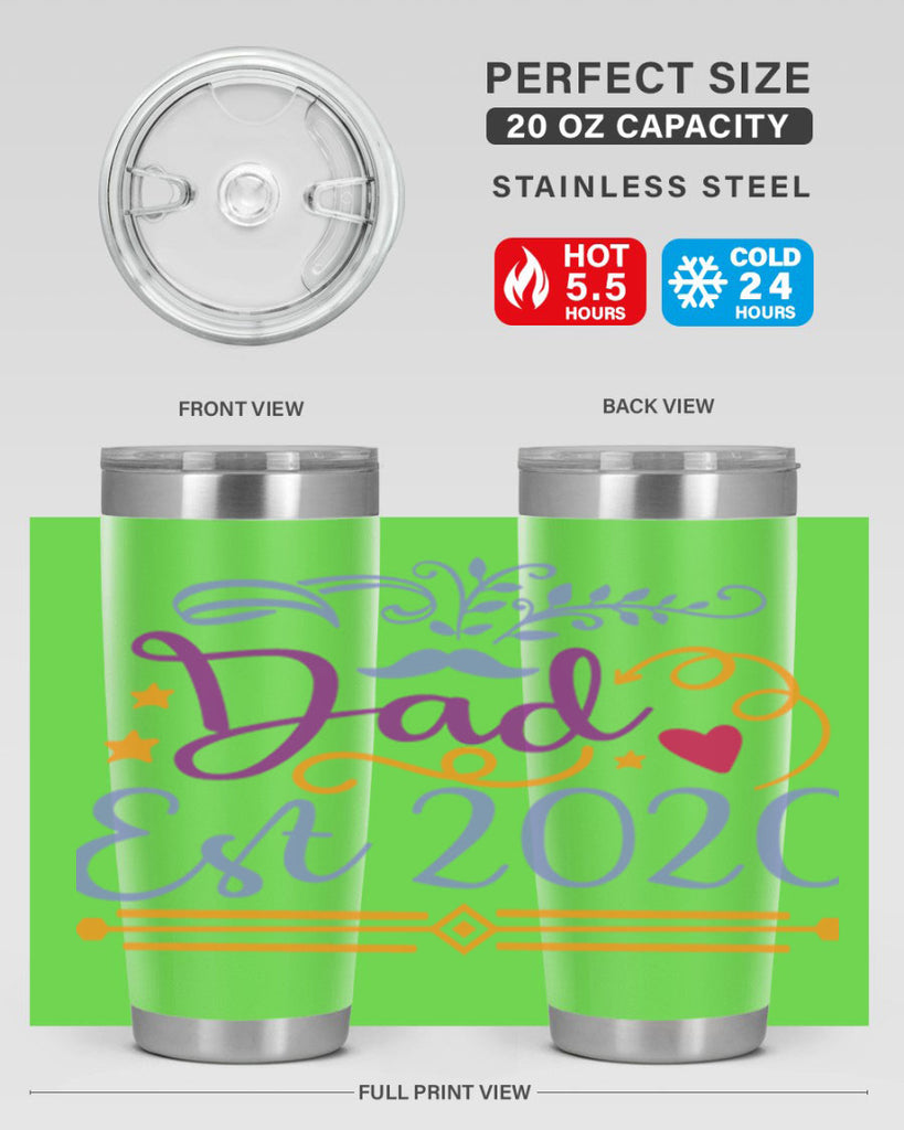 dad est 97#- fathers day- Tumbler