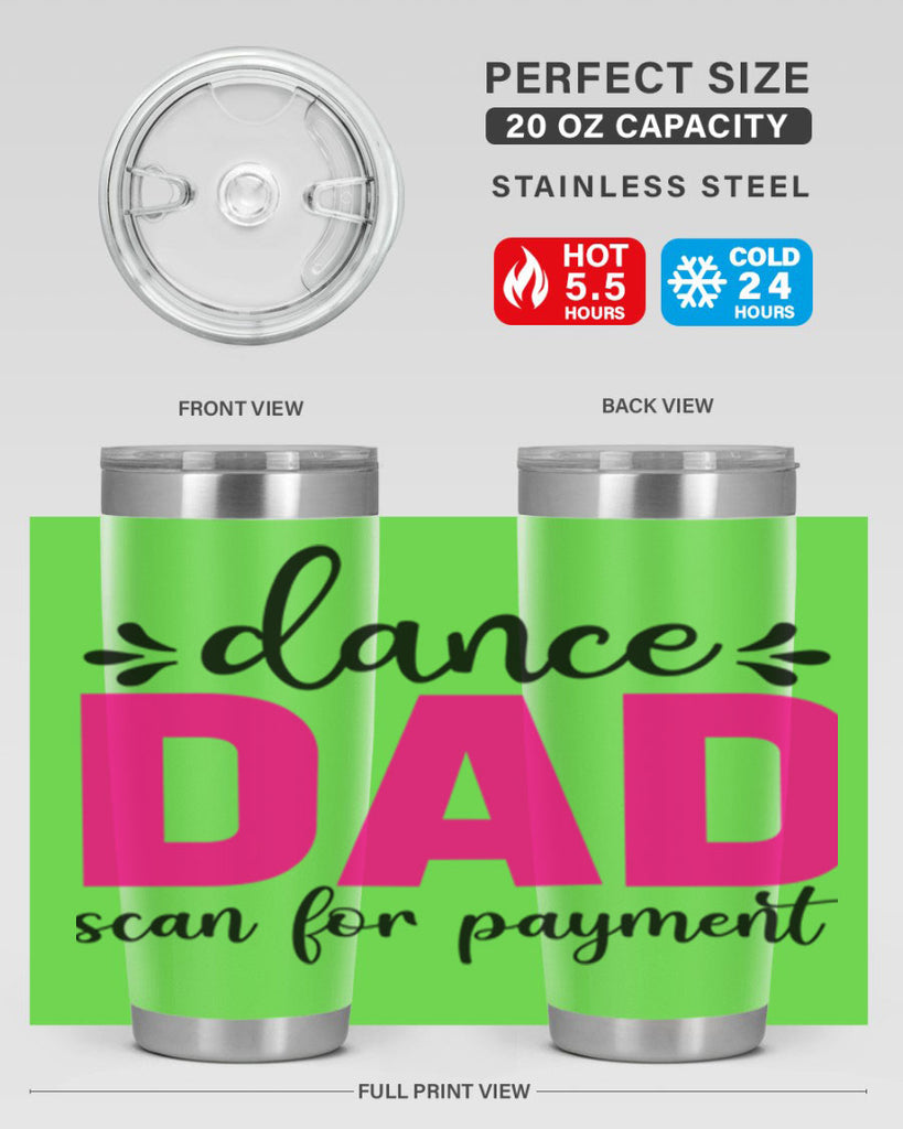 dance dad scan for payment 22#- ballet- Tumbler
