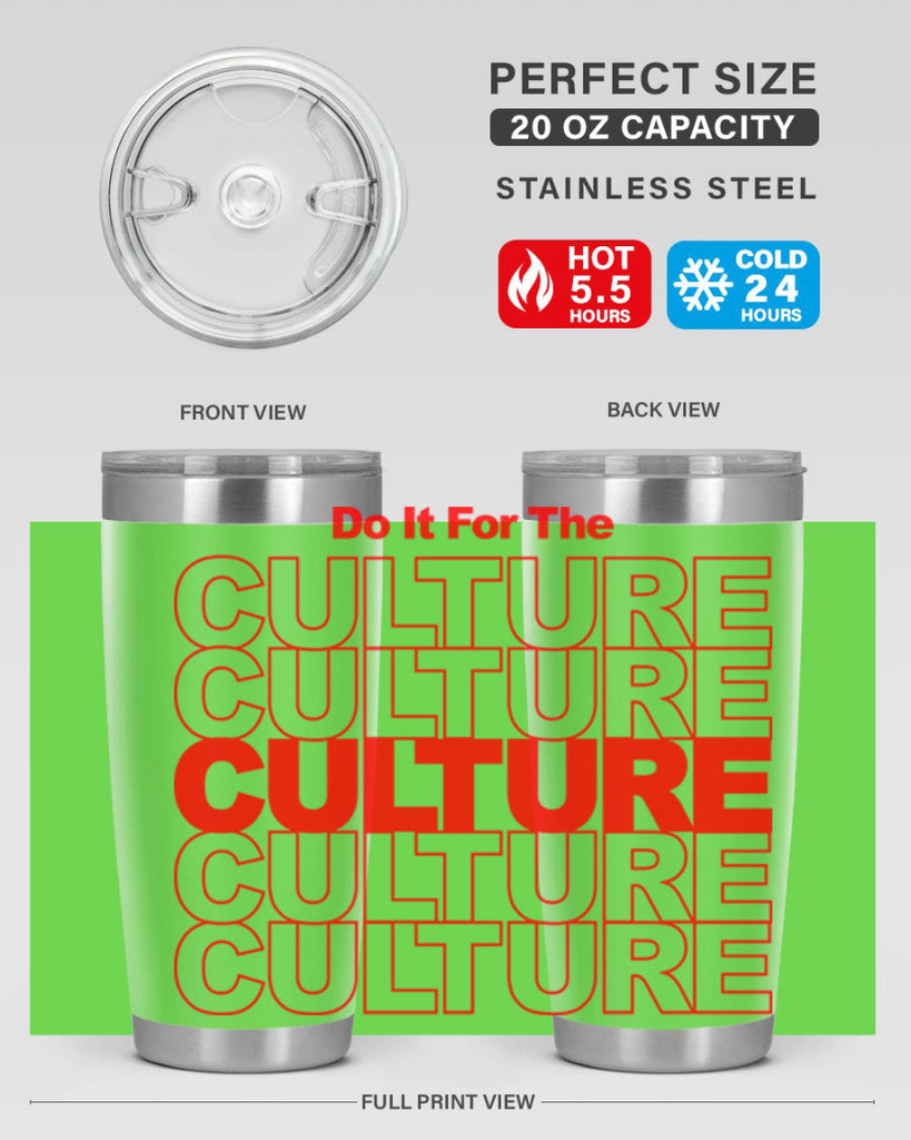 do it for the culture 170#- black words phrases- Cotton Tank