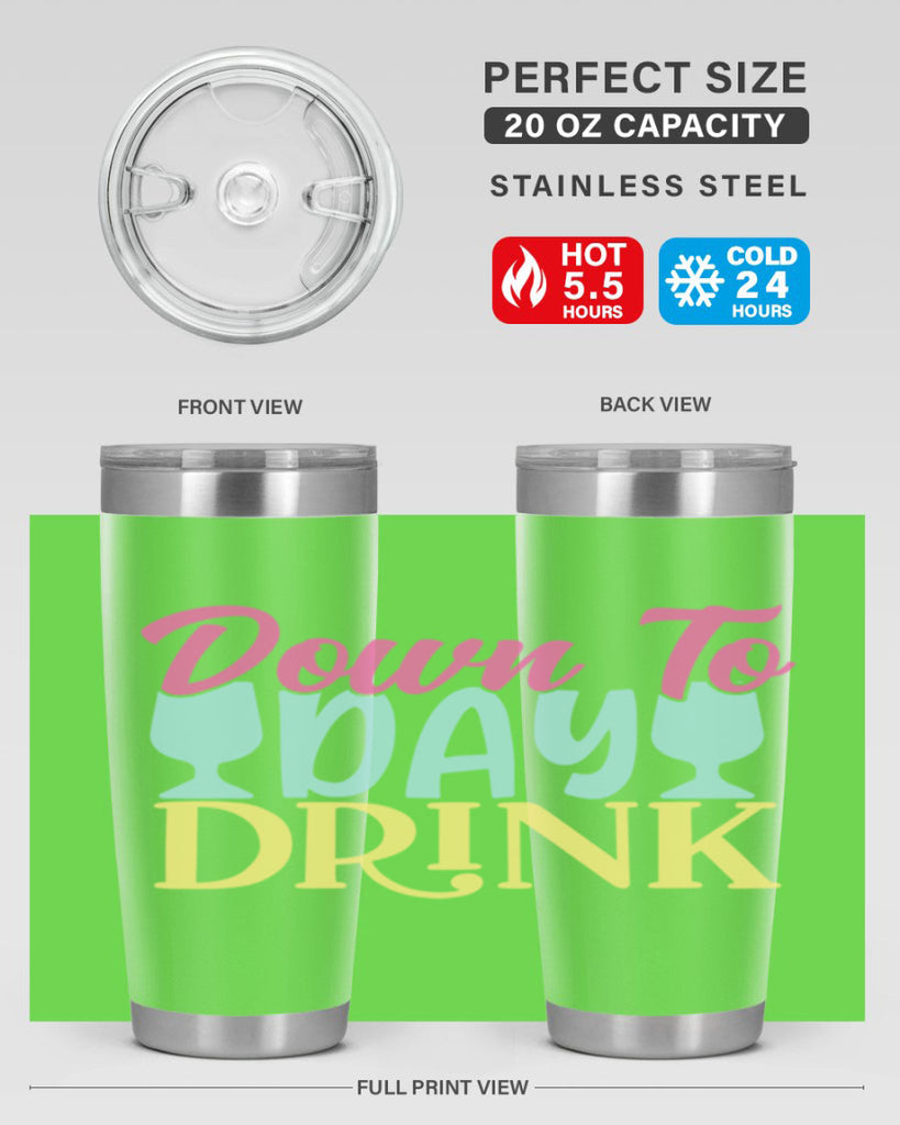 down to day drink 131#- beer- Tumbler