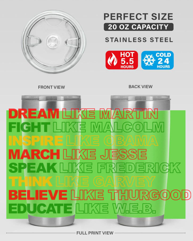 dream like martin 165#- black words phrases- Cotton Tank