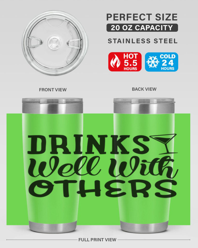 drinks well with others 128#- beer- Tumbler