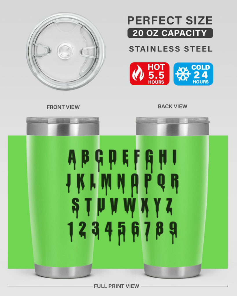 drip font 164#- black words phrases- Cotton Tank