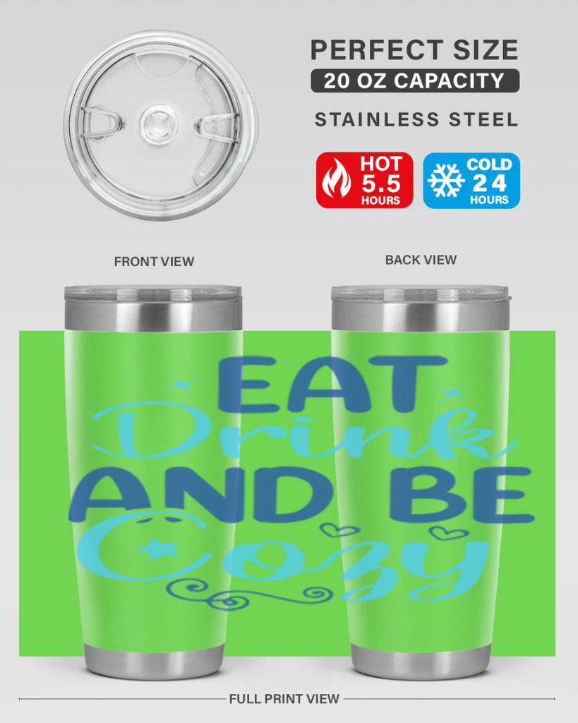 eat drink and be cozy 97#- winter- Tumbler