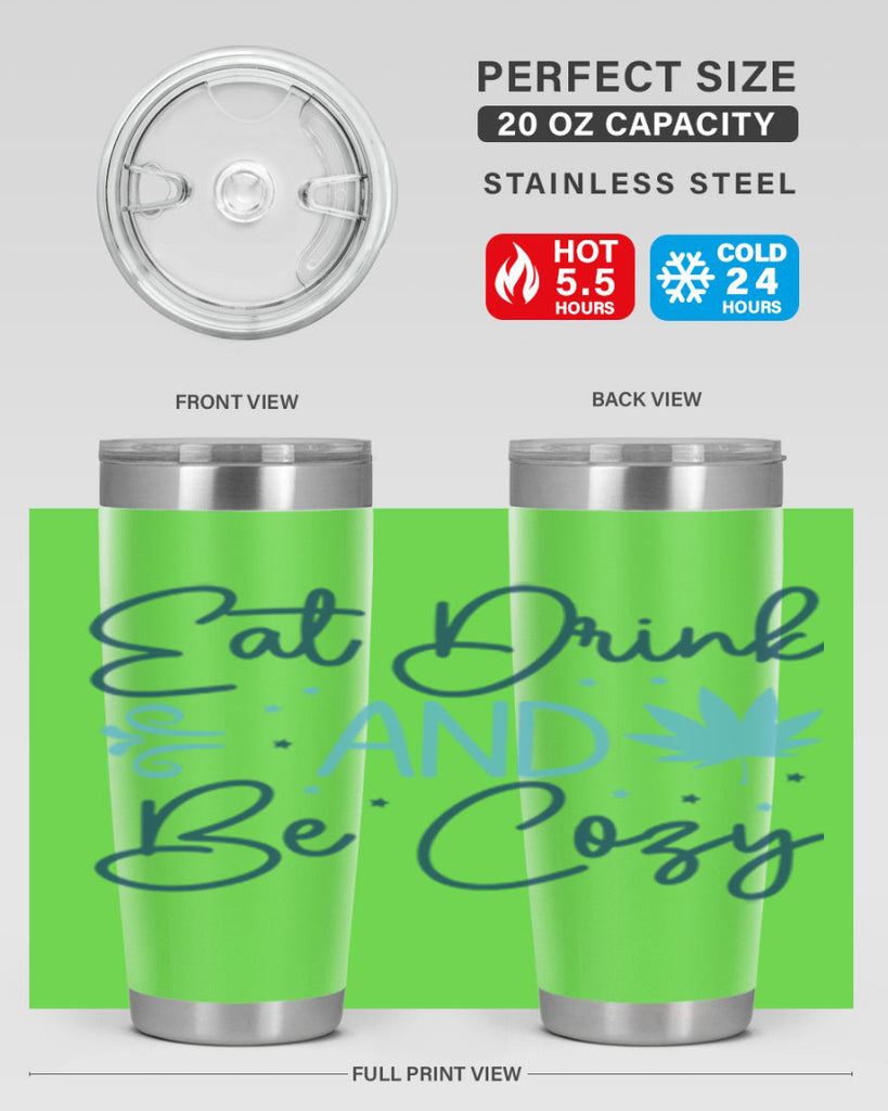 eat drink and be cozy 98#- winter- Tumbler