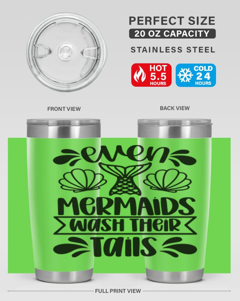 even mermaids wash their tails 42#- bathroom- Tumbler