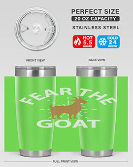 fear the goat Style 4#- goat- Tumbler