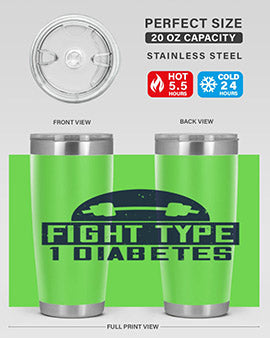 fight type diabetes Style 37#- diabetes- Tumbler