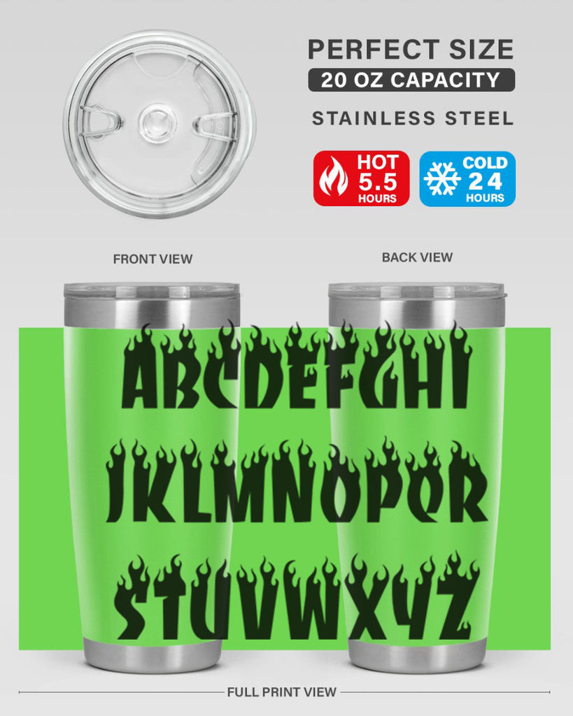 flame font 153#- black words phrases- Cotton Tank