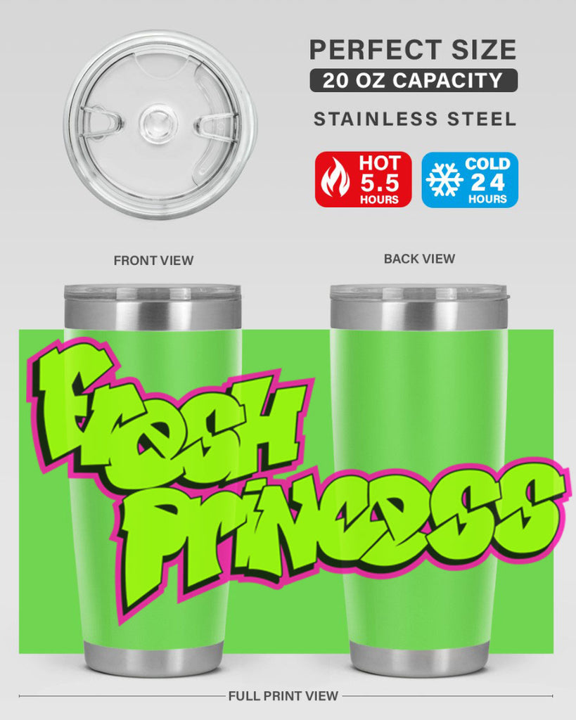 fresh princess 145#- black words phrases- Cotton Tank