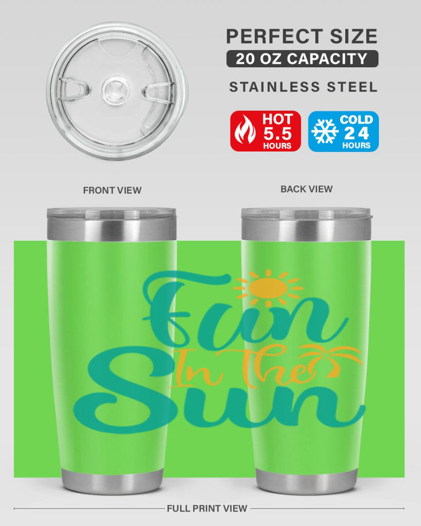 fun in the sun Style 104#- summer- Tumbler