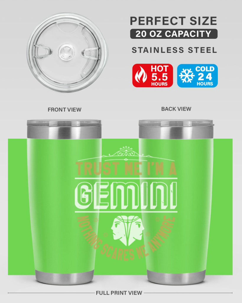 gemini 245#- zodiac- Tumbler