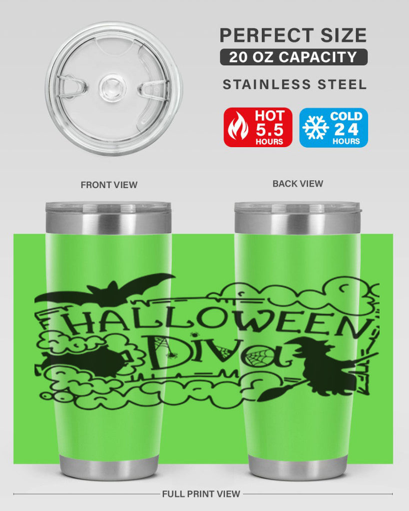halloween diva 74#- halloween- Tumbler