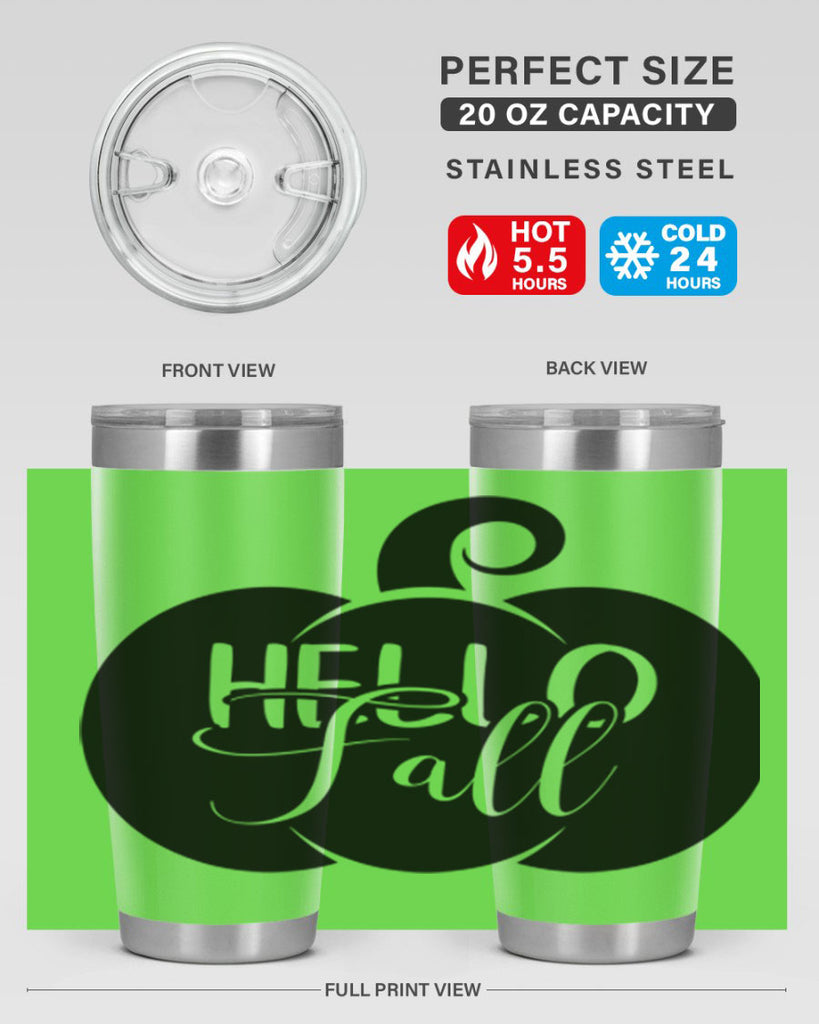 hello fall 275#- fall- Tumbler