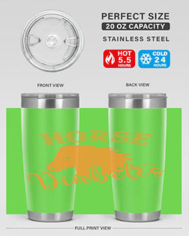 horse diabetes Style 34#- diabetes- Tumbler