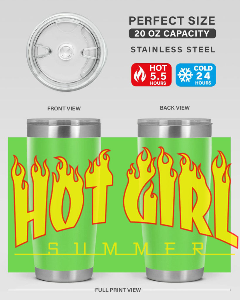 hot girl  summer fire 123#- black words phrases- Cotton Tank