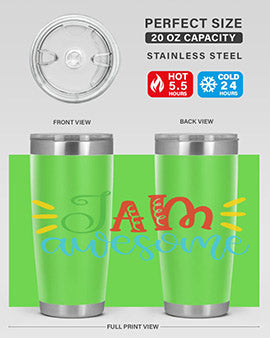 i am awesome Style 18#- autism- Tumbler