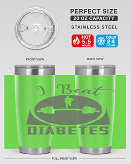 i beat diabetes Style 33#- diabetes- Tumbler