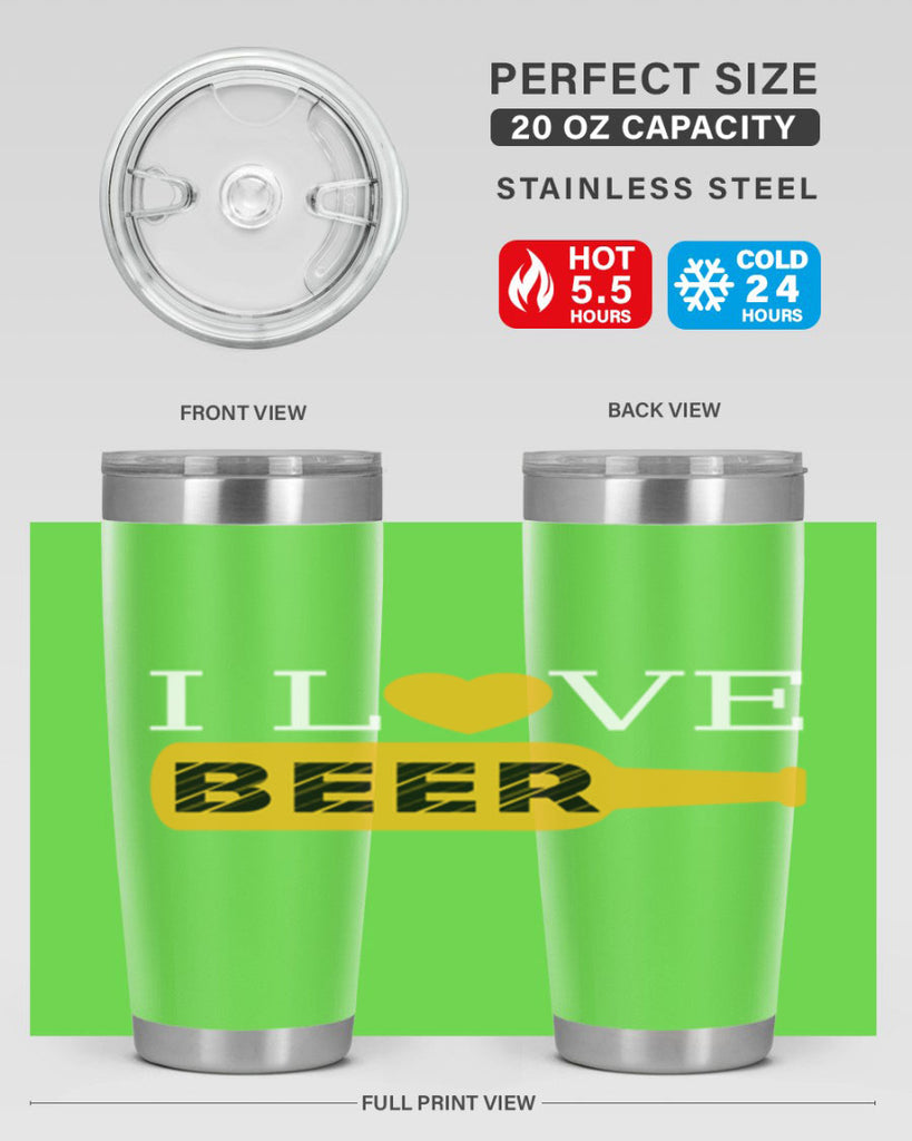 i love beer 75#- beer- Tumbler