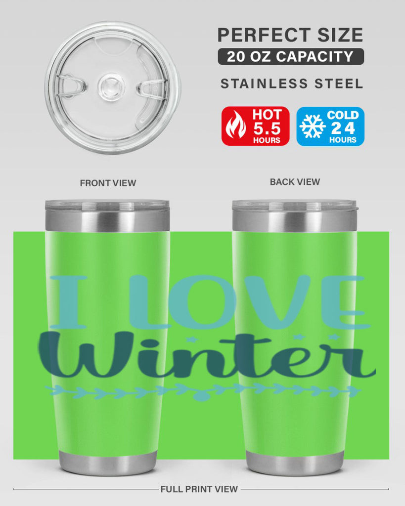 i love winter 226#- winter- Tumbler