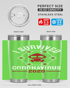 i survived coronavirus Style 32#- corona virus- Tumbler