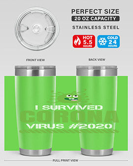 i survived coronavirus Style 33#- corona virus- Tumbler